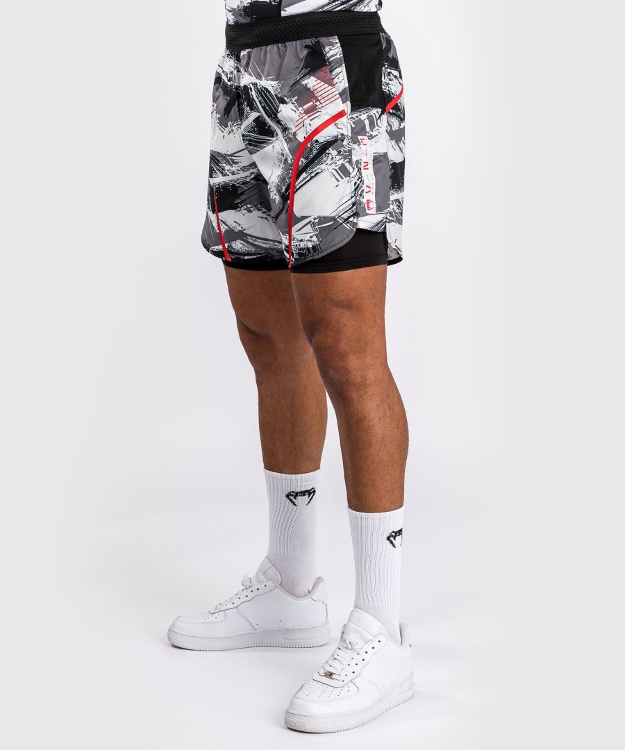 venum electron 3.0 training shorts - greyred