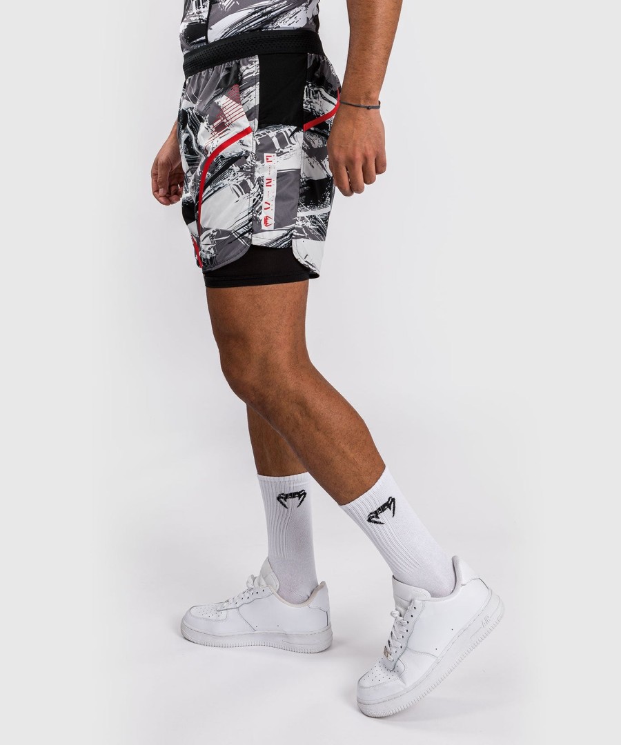 venum electron 3.0 training shorts - greyred
