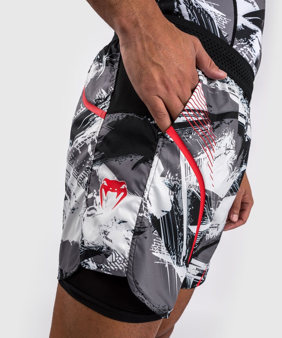 venum electron 3.0 training shorts - greyred