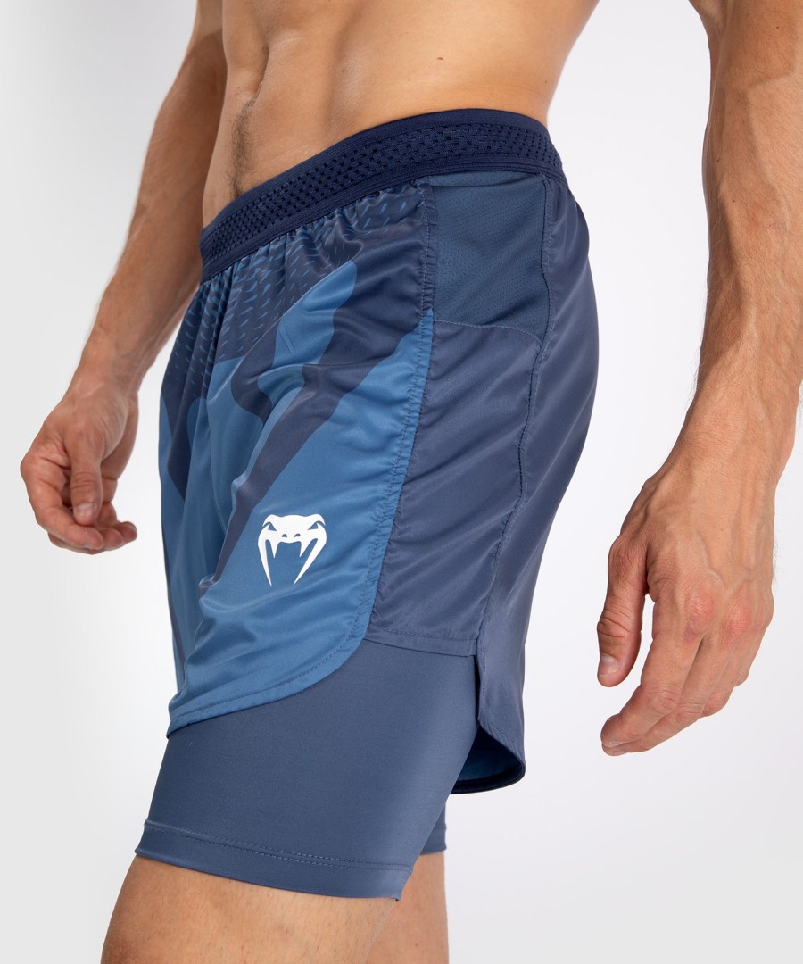 venum attack men fight shorts - navy blue