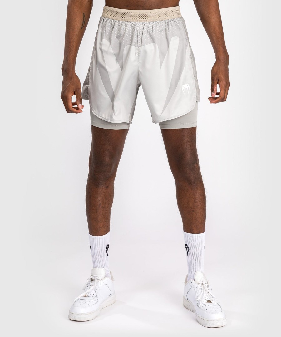 venum attack men fight shorts - sand