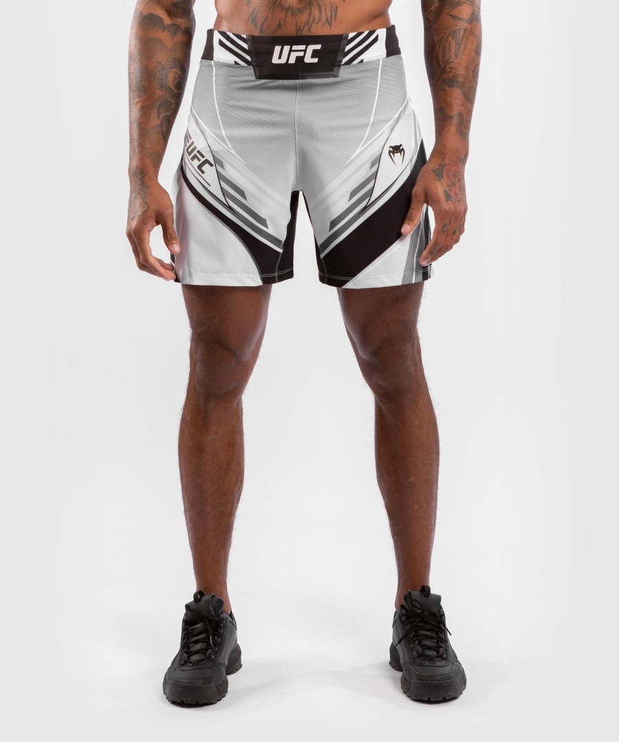 ufc venum authentic fight night men gladiator shorts - white