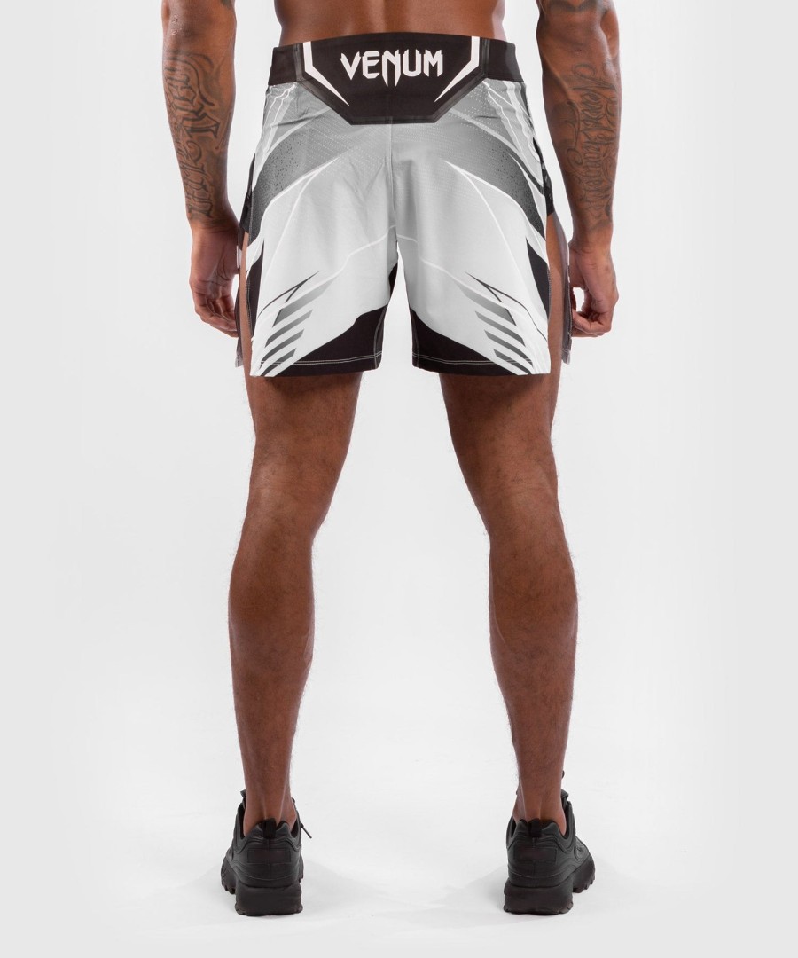 ufc venum authentic fight night men gladiator shorts - white