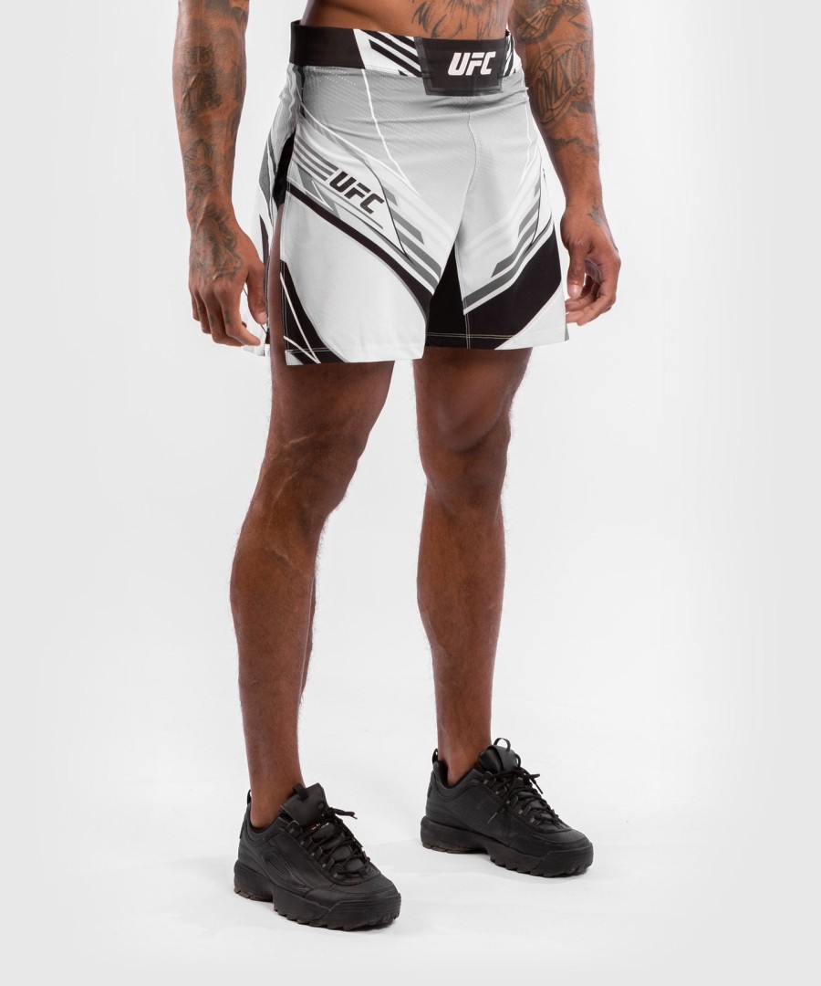 ufc venum authentic fight night men gladiator shorts - white