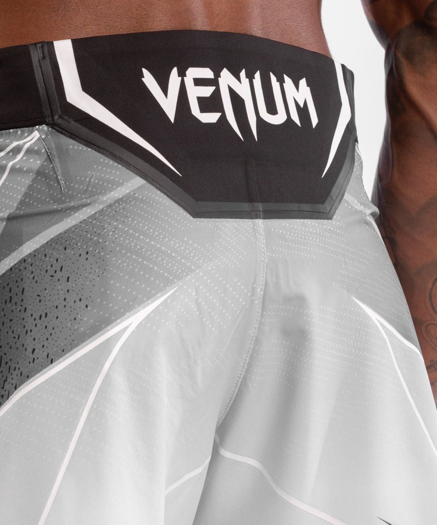 ufc venum authentic fight night men gladiator shorts - white
