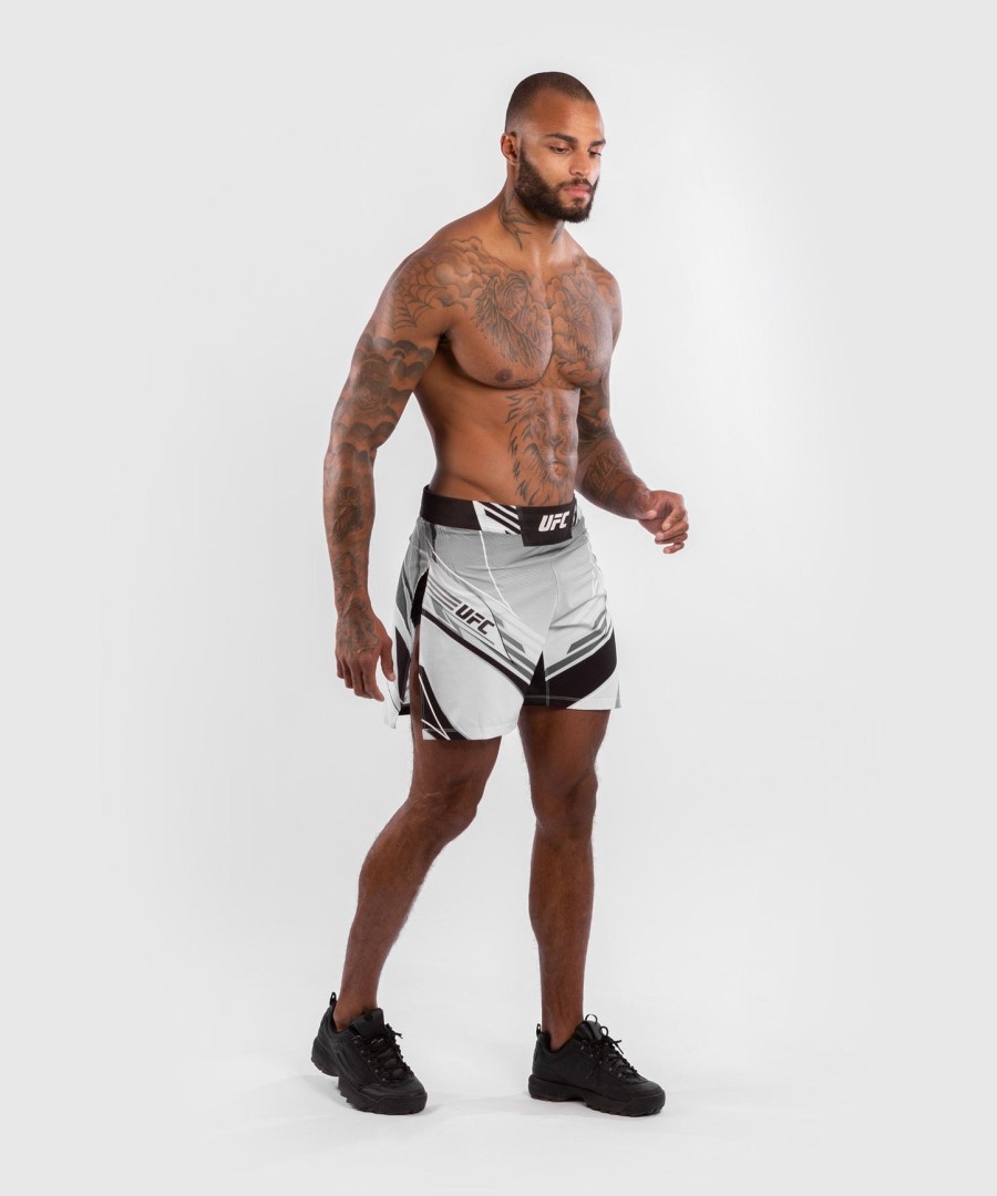ufc venum authentic fight night men gladiator shorts - white