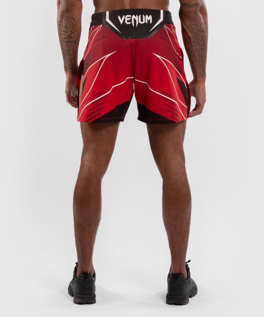 ufc venum authentic fight night men gladiator shorts - red