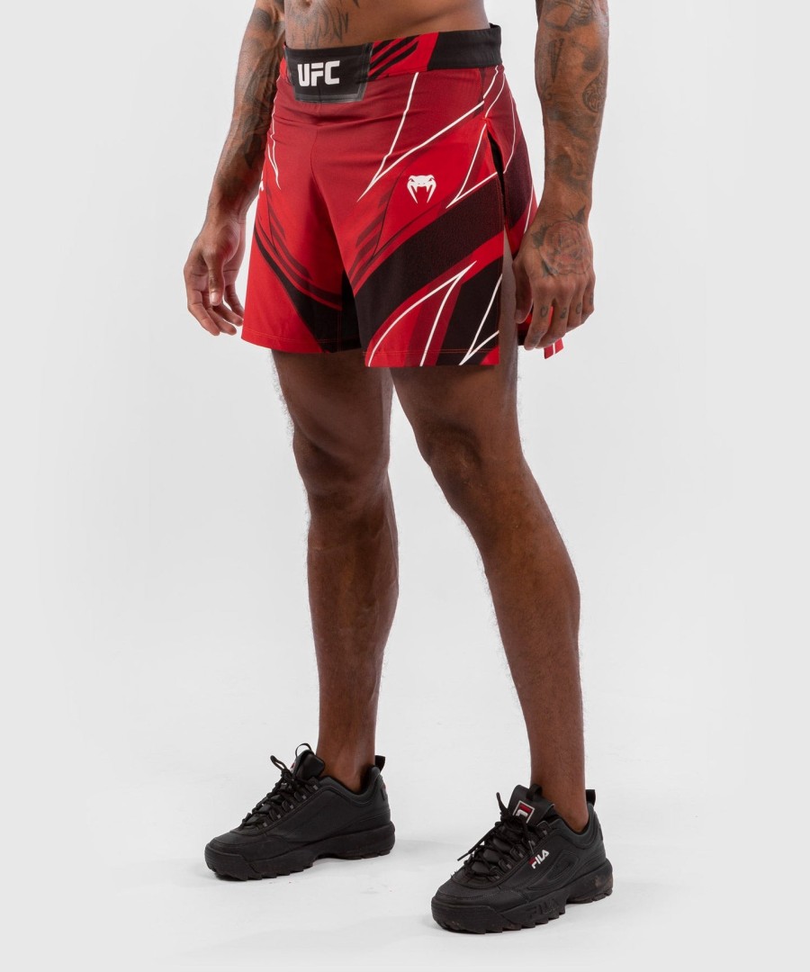 ufc venum authentic fight night men gladiator shorts - red