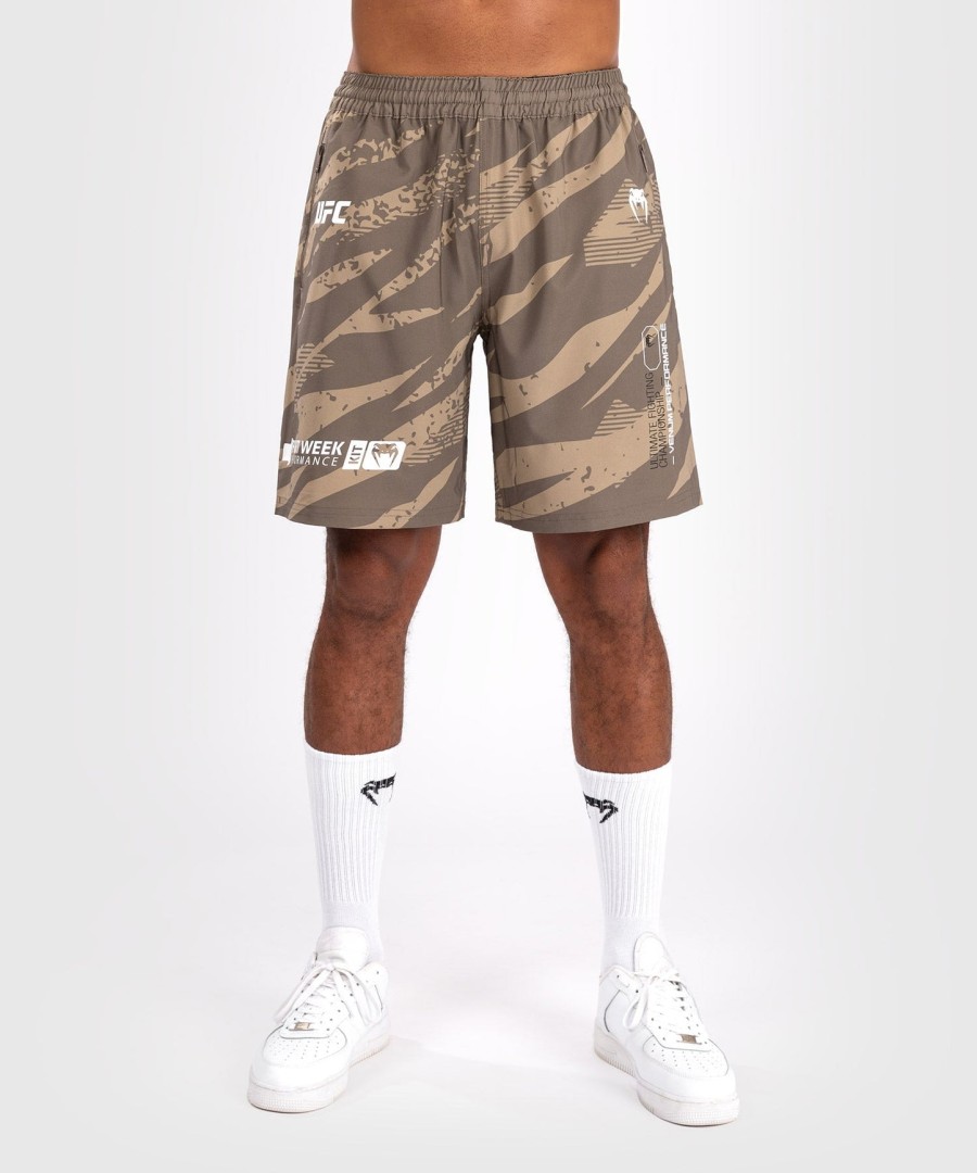 ufc adrenaline by venum fight week performance men shorts - desert camo