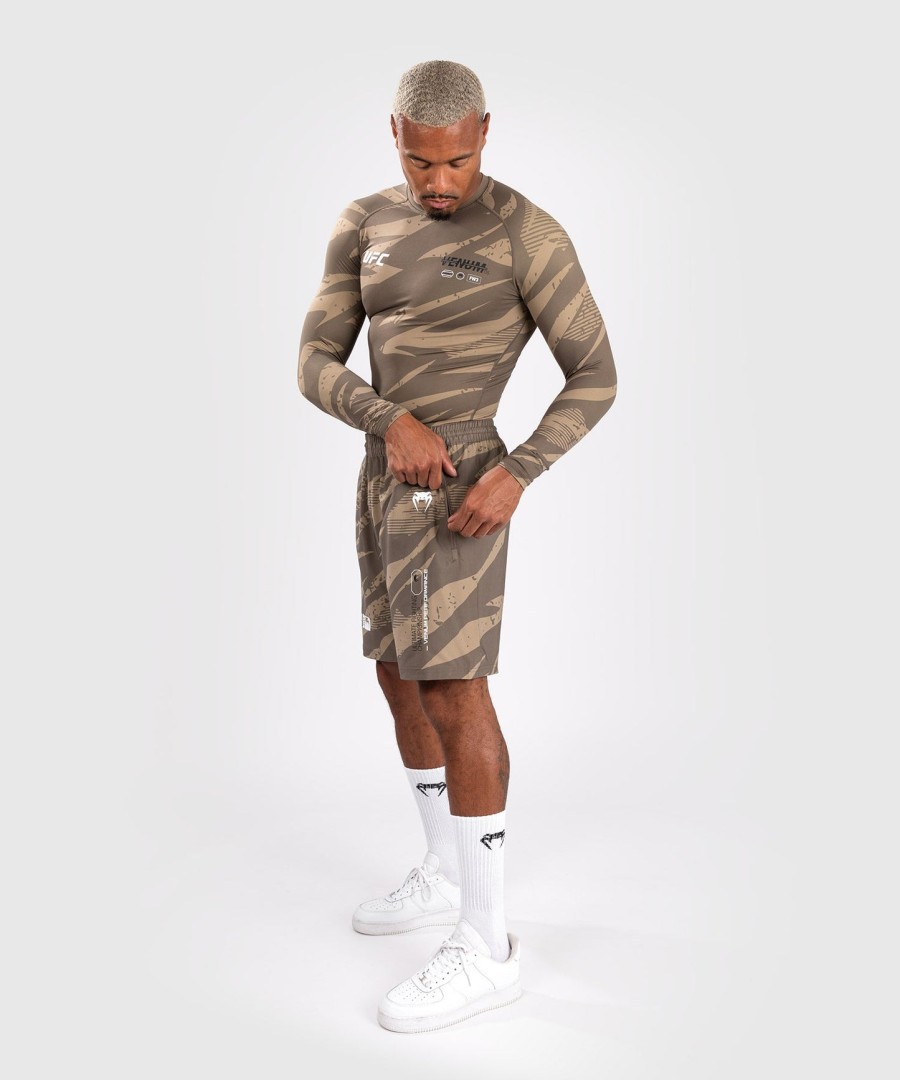 ufc adrenaline by venum fight week performance men shorts - desert camo