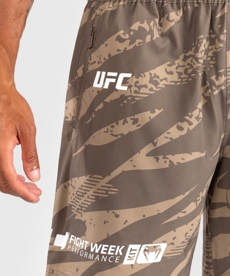 ufc adrenaline by venum fight week performance men shorts - desert camo