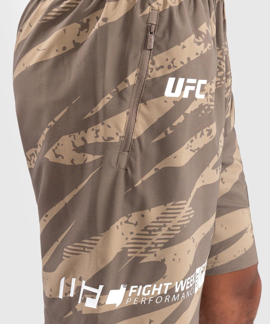 ufc adrenaline by venum fight week performance men shorts - desert camo