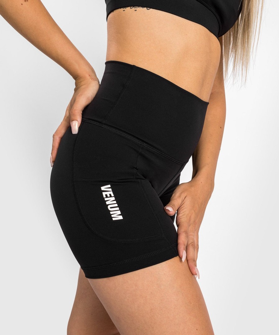 venum essential women bike shorts - black