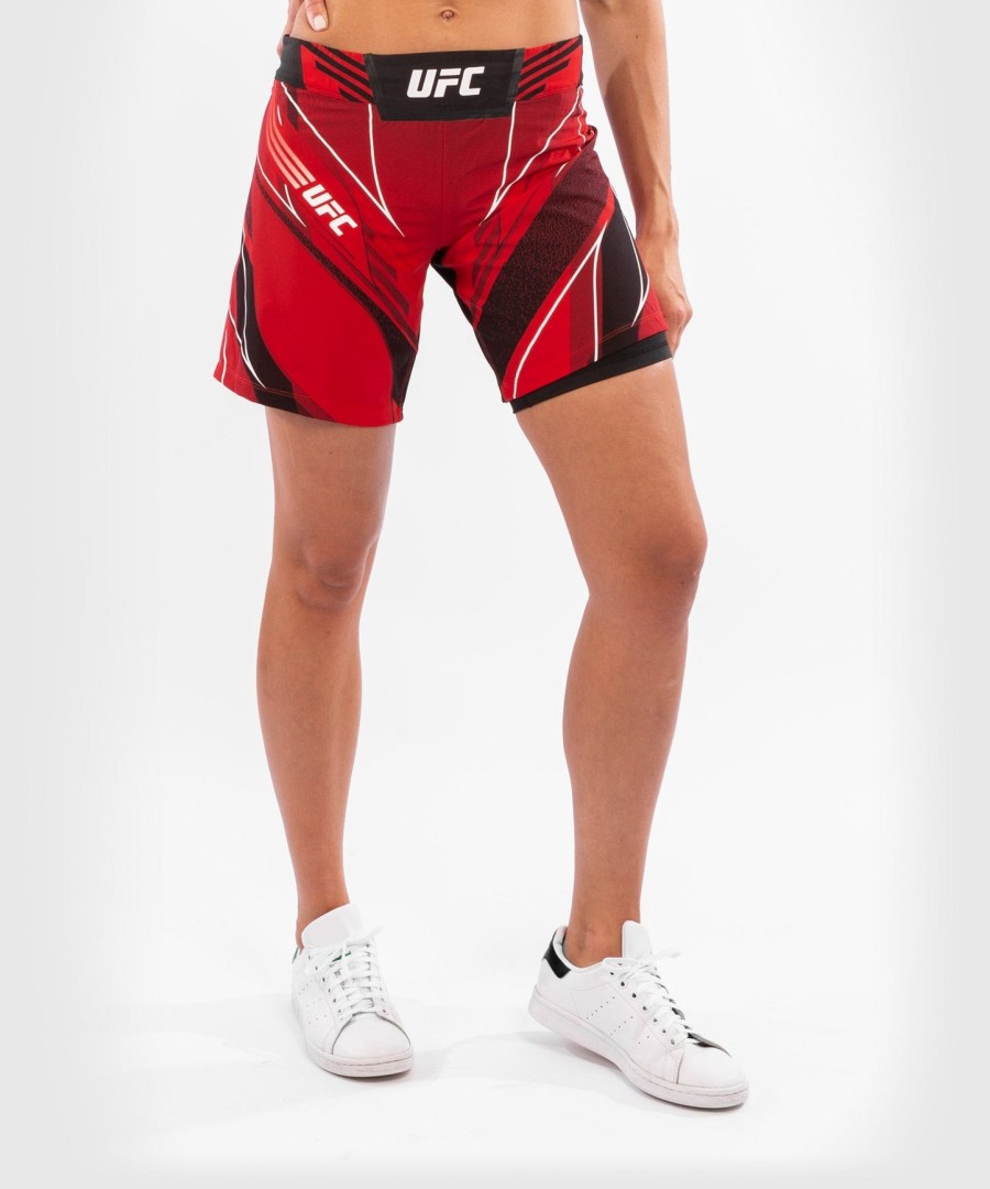 ufc venum authentic fight night women shorts - long fit - red
