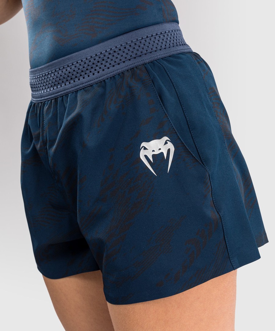 ufc fusion by venum fight week women performance short - oceanic blue