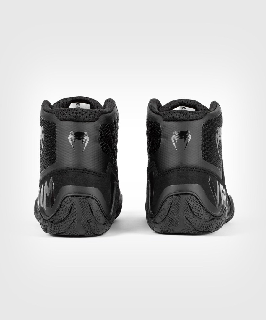 venum elite wrestling shoes - blackblack