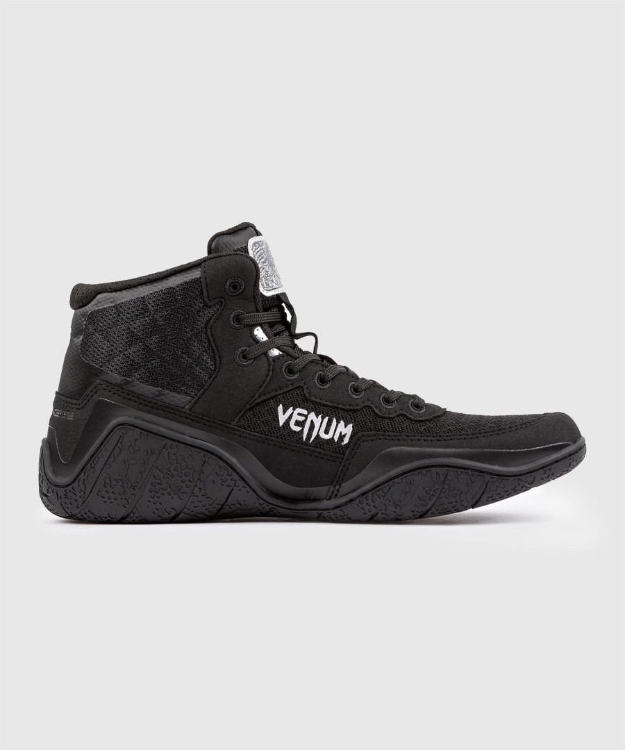 venum x dodge demon 170 wrestling shoes - black